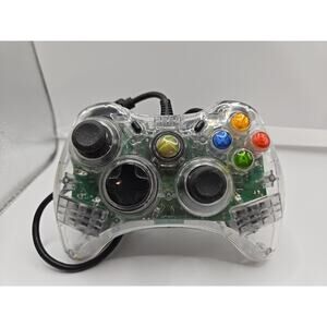 Xbox 360 Afterglow Wired Controller AX.1 PL-3602 Clear With Breakaway Cable